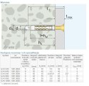 ARVEX DYBEL UNIWERSALNY ŁEB Z NACIĘCIEM KRZYŻOWYM GXK 8/45MM