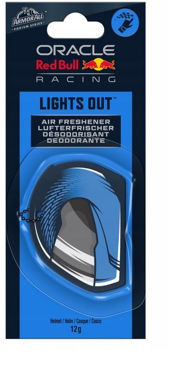MOJE AUTO ZAPACH RED BULL HANGING HELMET - LIGHTS OUT