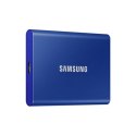 Samsung Dysk zewnętrzny SSD Samsung T7 (1TB; USB 3.2; niebieski; MU-PC1T0H/WW)