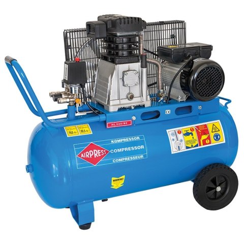 AIRPRESS KOMPRESOR OLEJOWY 90L HL 340-90 3KM 10 BAR