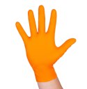 PROMATES RĘKAWICE NITRYLOWE WZMAC. PROMATES GRIP ORANGE XL OP. 50SZT