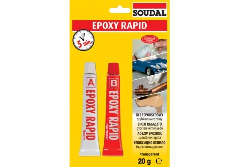 SOUDAL KLEJ EPOKSYDOWY RAPID 2X10 ML