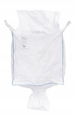 UN WOREK BIG-BAG 90*90*90 CM BIAŁY,OTWARTY Z KOŁNIERZEM