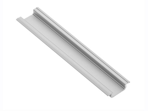 GTV PROFIL ALUMINIOWY LED Z KOŁNIERZEM GLAX SILVER 2M WPUSZCZANY