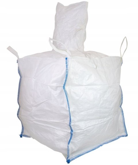 UN WOREK BIG-BAG 90*90*90 CM BIAŁY, KOMIN WSYPOWY - WYSYPOWY