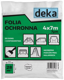 DEKA FOLIA MALARSKA CIENKA OCHRONNA 4X7 0,007
