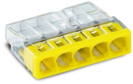 WAGO SZYBKOZŁĄCZKA WAGO 2273-205 5X0,5-2,5 MM2 ŻÓŁTA 5 SZTUK