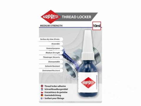 AIRPRESS KLEJ DO USZCZELNIANIA GWINTÓW MEDIUM 10 ML