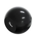 UN UCHWYT BAKELITOWY 'KULA' CZARNY M6*32MM DIN319C