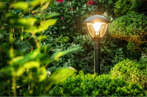 GTV LAMPA OGRODOWA GRANDE-P SŁUPEK CZARNA