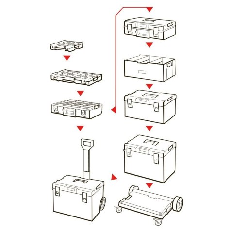 QBRICK SKRZYNKA NARZĘDZIOWA QBRICK ONE 2.0 350 VARIO
