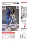 FARAONE DRABINA LADY10, ALUMINIOWA PROFESJONALNA 10 STOPNI
