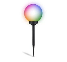 LUMILED LAMPA SOLARNA KULA ATRIS BIAŁA 15CM RGB