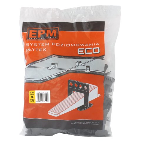 EPM KLIPSY SYSTEM UKŁADANIA PŁYTEK ECO 100SZT 2MM