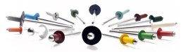 UN NIT ZRYWALNY ALUMINIOWO-STALOWY 4.0*10MM RAL 7012