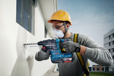 BOSCH MŁOT UDAROWY OBROTOWY AKUMULATOROWY SDS+ GBH 185-LI 0*AH