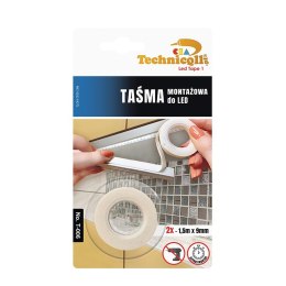 TECHNICQLL TAŚMA MONTAŻOWA DO LED 2*1,5M*9MM
