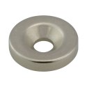 UN MAGNES NEODYMOWY OKRĄGŁY STAHL 14*3MM Z OTWOREM 8/4MM 5SZT