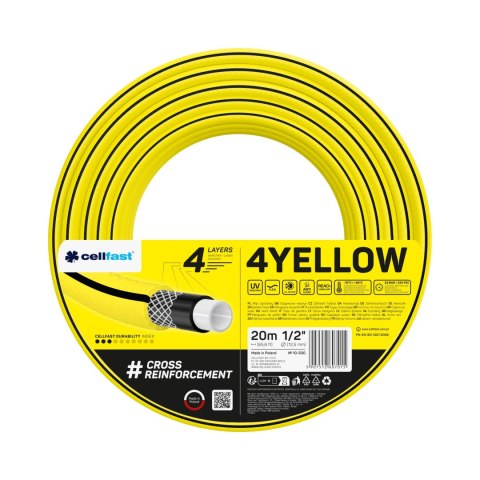 CELL-FAST WĄŻ OGRODOWY 4 YELLOW 1/2'' 20MB