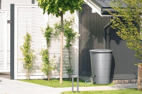 PROSPERPLAST ZBIORNIK NA DESZCZÓWKĘ SMOOTH 200L - ANTRACYT