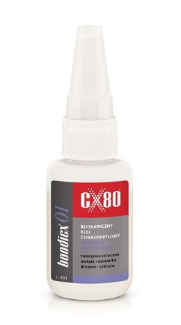 CX-80 BONDICX 01 50G KLEJ CYJANOAKRYLOWY BŁYSKAWICZNY