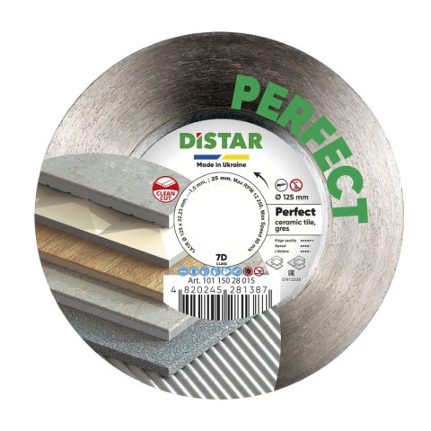 DISTAR TARCZA DIAMENTOWA PERFECT 125*1,5*25*22,23