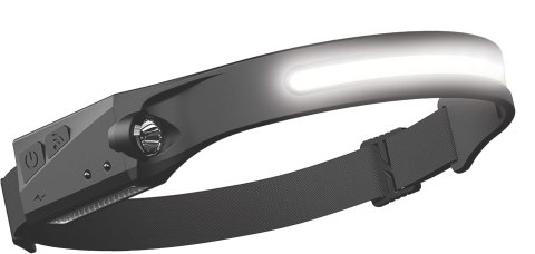 UN LATARKA CZOŁOWA LED AKU COB+XPE+SENSOR