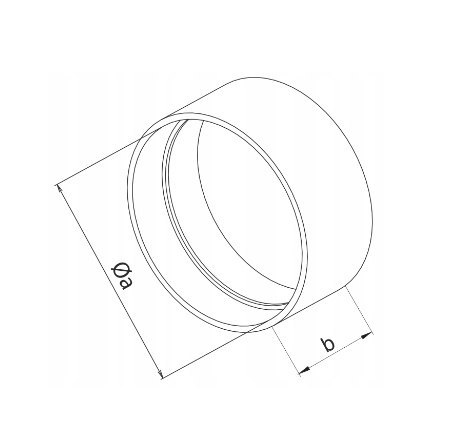AIR ROXY ŁĄCZNIK KANAŁU OKRĄGŁEGO 150MM