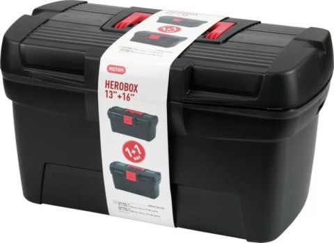 CURVER ZESTAW SKRZYNEK NARZĘDZIOWYCH CURVER HEROBOX 16+13''