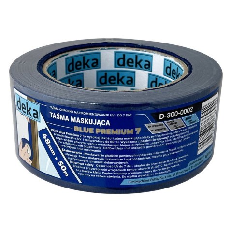 DEKA TAŚMA MALARSKA. BLUE 48MM*50M