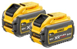 DEWALT ZESTAW AKUMULATORÓW DEWALT 18V-54V 2*9.0AH