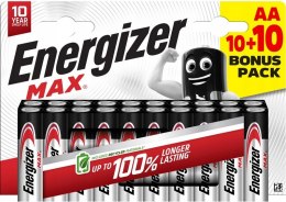 ENERGIZER BATERIA ENERGIZER MAX AA LR6 10+10 SZT.