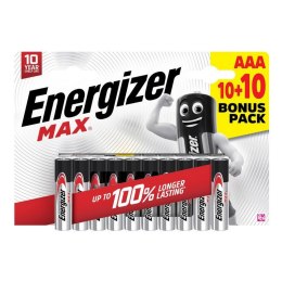 ENERGIZER BATERIA ENERGIZER MAX AAA LR03 10+10 SZT.
