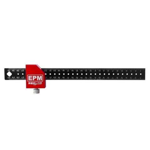 EPM LINIJKA STALOWA Z OGRANICZNIKIEM 30CM