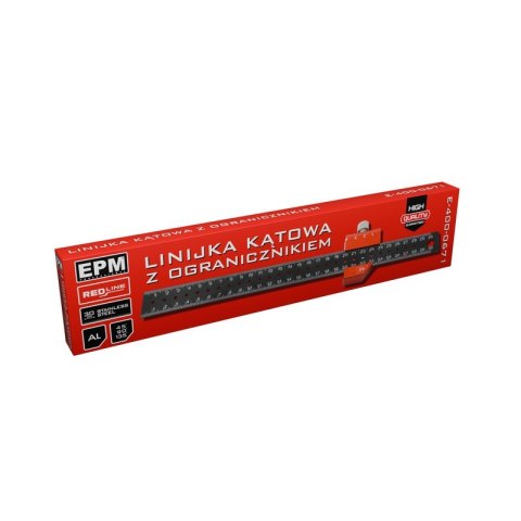 EPM LINIJKA STALOWA Z OGRANICZNIKIEM 30CM