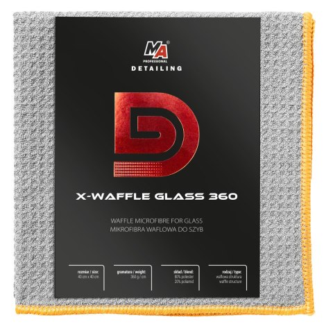 MOJE AUTO DETAILER MIKROFIBRA DO SZYB X-WAFFLE 360GSM