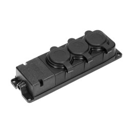 ORNO ROZDZIELACZ LISTWA IP44, GUMA 3*2P+Z