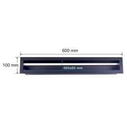UN KRATKA KOMINKOWA LUFT 100*600MM