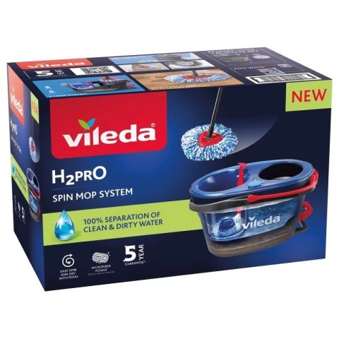 VILEDA VILEDA MOP H2PRO BOX, MOP+WIADRO+WYCISKACZ