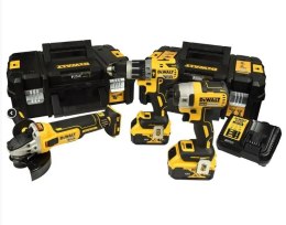 DEWALT ZESTAW COMBO 18V DCD796+DCF887+DCG405 2*5.0AH TSTAK