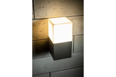GTV LAMPA OGRODOWA LARGO-AU,KINKIET PROSTY GÓRNY, GRAFIT