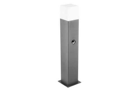 GTV LAMPA OGRODOWA LARGO-P PIR SŁUPEK GRAFIT
