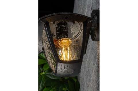 GTV LAMPA OGRODOWA MARINA-AD KINKIET PROSTY DOLNY, CZARNA