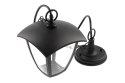 GTV LAMPA OGRODOWA WISZĄCA MARINA-H, CZARNA