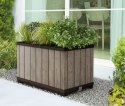 KETER DONICA PROSTOKĄTNA KETER PLANTER DECOCOAT ASHWOOD