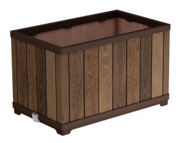 KETER DONICA PROSTOKĄTNA KETER PLANTER DECOCOAT WALNUT