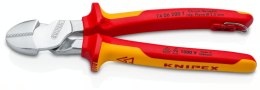 KNIPEX SZCZYPCE TNĄCE BOCZNE VDE O ZWIĘKSZONYM PRZEŁOŻENIU 200MM