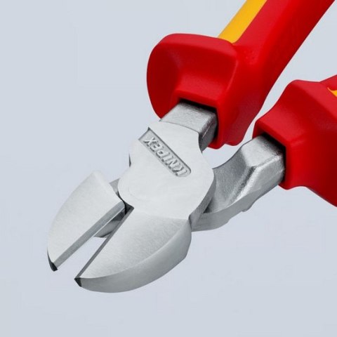 KNIPEX SZCZYPCE TNĄCE BOCZNE VDE O ZWIĘKSZONYM PRZEŁOŻENIU 200MM