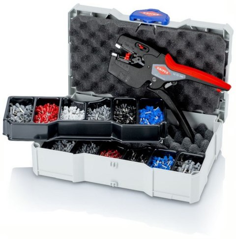 KNIPEX ZESTAW DO ZAGNIATANIA TULEJEK 13 CZĘŚCI