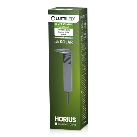 LUMILED LAMPA SOLARNA SŁUPEK WBIJANY HORIUS 4000K